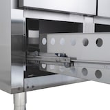 thumbnail of GastroHero Kühltisch Edelstahl GN 1/1 mit 4 Schubladen Profi Gastronomie Umluftkühlung -2 °C bis +8 °C 230 V LED-Thermostat 1350x700x850 mm