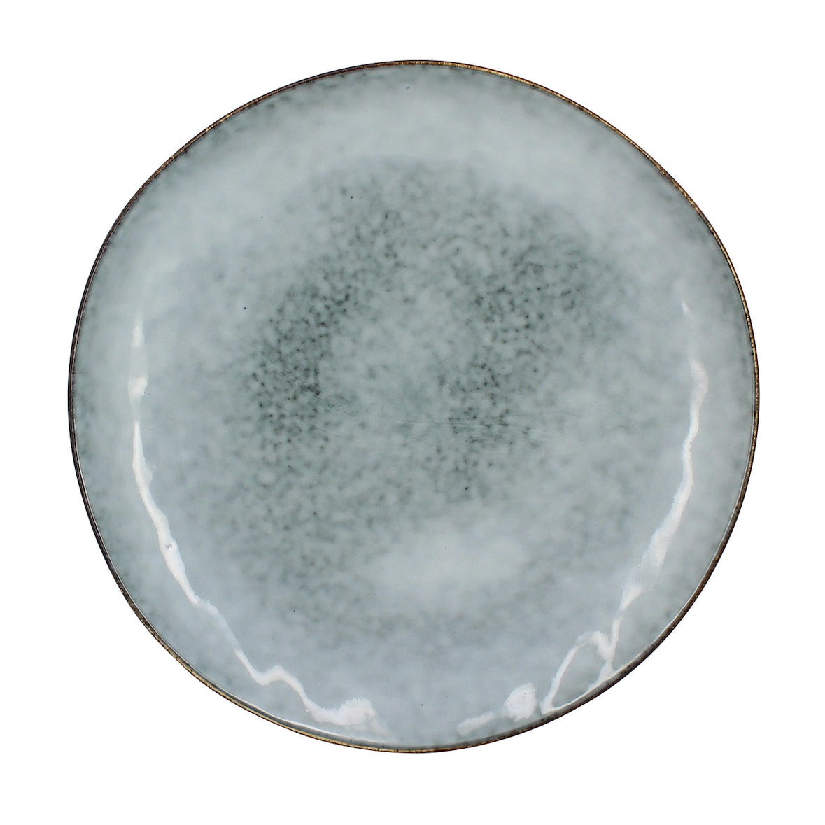 OGO Living Assiette aronal grès bleu 27.5 cm