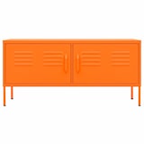 thumbnail of Mueble para TV de acero naranja 105x35x50 cm
