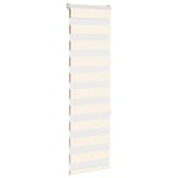 thumbnail of vidaXL Doppelrollo Marmorbeige 40x150 cm Stoffbreite 35,9 cm Polyester