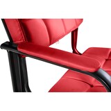 thumbnail of Besucherstuhl LONDON - Kunstleder Rot 59x58x84 cm | Besucherstühle Konferenzstuhl Wartezimmerstuhl Bürostühle Bürostuhl Konferenzraum Wartezimmer