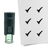 thumbnail of CombiCraft Selbstfärbender Stempel 'Häkchen' in der Farbe Schwarz, Ø10mm