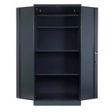 thumbnail of PROREGAL Stahlschrank BEE mit 8 lackierten Fachböden | HxBxT 195x92x60cm | Anthrazit-Anthrazit | Werkstattschrank Werkzeugschrank Aktenschrank