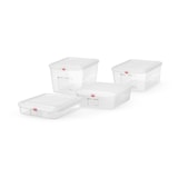 thumbnail of HENDI GN 1/2 container, polypropyleen, GN 1/2, 6,5L, Transparant, 325x265x(H)100mm, Rechthoekig