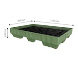 thumbnail of GILAC Palette de rétention - 150 L - Vert G052292