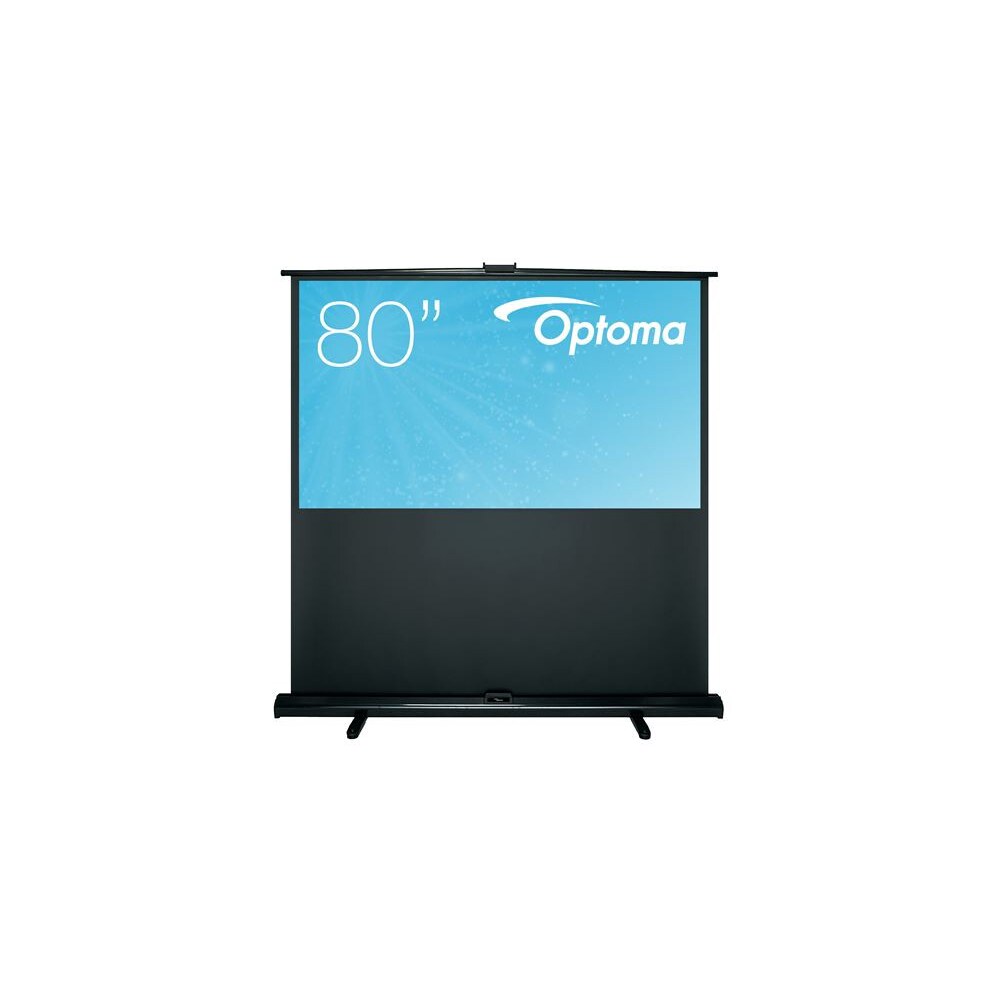 Optoma DP-9080MWL manuelle Pull-Up Leinwand, 155 x 99,5, 16:9 mattweiss