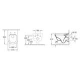 thumbnail of OMNIA architectura Wand-WC tief, inkl. WC-Sitz weiß