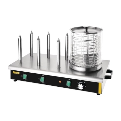 Máquina de perritos calientes de 6 pinchos Buffalo DA567