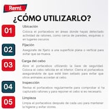 thumbnail of Remi Hogar Trampa para Ratones | Caja Portacebos para Ratones PETI | con Llave de Apertura y Cierre de Seguridad | Estación de Cebo pequeños roedores