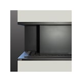 thumbnail of NILLA CORN - Biocamino angolare caminetto a bioetanolo da incasso. Apertura destra / sinistra - Sinistra - Onda 70x47cm angolare / Capienza 15,4L