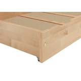 thumbnail of Bettkasten zweiteilig aus Buche als Staukasten für unsere Betten - Buche geölt - 90.10-BS32-geölt