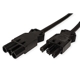 thumbnail of Cable de prolongación BACHMANN GST18-3 macho/hembra, negro, 2 m.