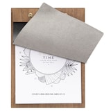 thumbnail of Securit® Menu A5 "Walnut" - Capa em couro - Madeira acabamento nogueira envernizada