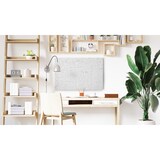 thumbnail of ALLboards Tableau Magnétique en Métal Motif Mur en Brique Blanche 90x60cm, MetalBoards pour tout type d’Aimants