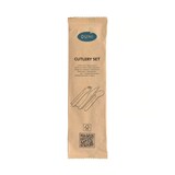 thumbnail of Duni Messer, Gabel, Löffel, braune Serviette 16/16,5/16 cm Natürlich, 250 Stk/Krt (250 x 1 Stk)