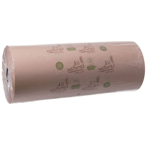 Bäckerseide Einschlagpapier 50 cm – Braun „All Natural“ auf 10 kg Rolle