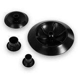 thumbnail of EBERTH Pressluft Rohrreiniger für Waschbecken, Toiletten, Duschen, mit 4 Aufsätzen (Ø 4,5-20 cm), gegen Verstopfungen