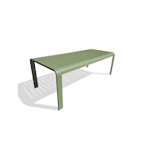 thumbnail of Table de jardin fixe en aluminium coloris vert olive (220X100 cm) - HANOI