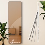 thumbnail of Standspiegel MURCIA - Glas Schwarz-matt 50x3x160 cm | Ganzkörperspiegel Freistehender Spiegel Groß Schlafzimmer