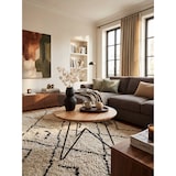 thumbnail of Akazienholz Couchtisch mit Haarnadelgestell, modernes Design, große Ablagefläche. 60x60x39 cm | Kadima Design