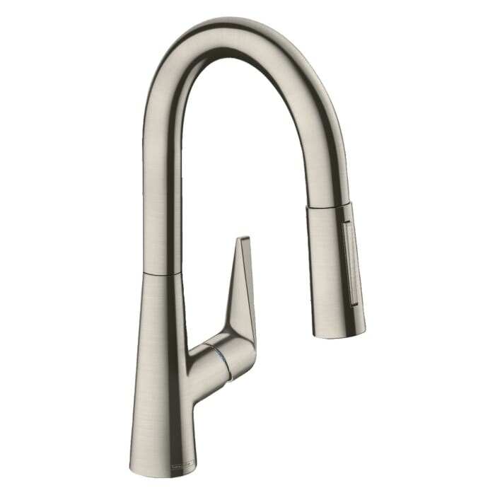 hansgrohe Talis M51 Einhebel-Küchenmischer 160, Ausziehbrause, 2jet, Edelstahl Finish
