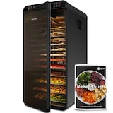 thumbnail of Balter Dörrautomat Dörrgerät mit 2 Phasen Trocknung & 12 Etagen, 1100 W, 70L Volumen, 12000 cm² Dörrfläche, BPA-frei