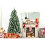 thumbnail of Tarrington House Albero di Natale artificiale, plastica, Ø 97 x 180 cm, verde/bianco