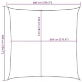 thumbnail of Toldo de vela beige HDPE 160 g/m² 6x6 m