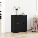 thumbnail of vidaXL Schwarzer Eichen Sideboard - 60 x 30 x 70 cm - Aus hochwertigem Holzwerkstoff