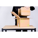 thumbnail of Lot de 20 cartons isotherme 100% écologique - 28x23,5x24cm - 7,5L - Isolation multicouches papier - Maintien en température froide durant 24/48H