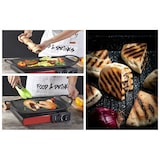 thumbnail of Cheffinger Grillplatte 47cm Aluguss Induktion Bratplatte BBQ Grill braten Plancha