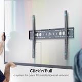 thumbnail of ONKRON Wandhalterung TV 60"-110", 120 kg max, VESA 200x200-900x600, Ultra Slim, UF12-B Schwarz