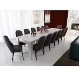 thumbnail of Consolle Allungabile Moderna Tavolo Estensibile Da 54 A 306 cm 6 Allunghe 14 posti Salvaspazio Design Soggiorno Salotto Cucina Ingresso Grigio Cemento