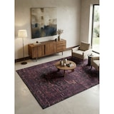 thumbnail of Teppich Wohnzimmer Vintage Pflegeleicht Waschbar Strapazierfähig Esszimmer OEKO-TEX Rot 140x200 cm Gekettelt – PIZOL von Kadima Design