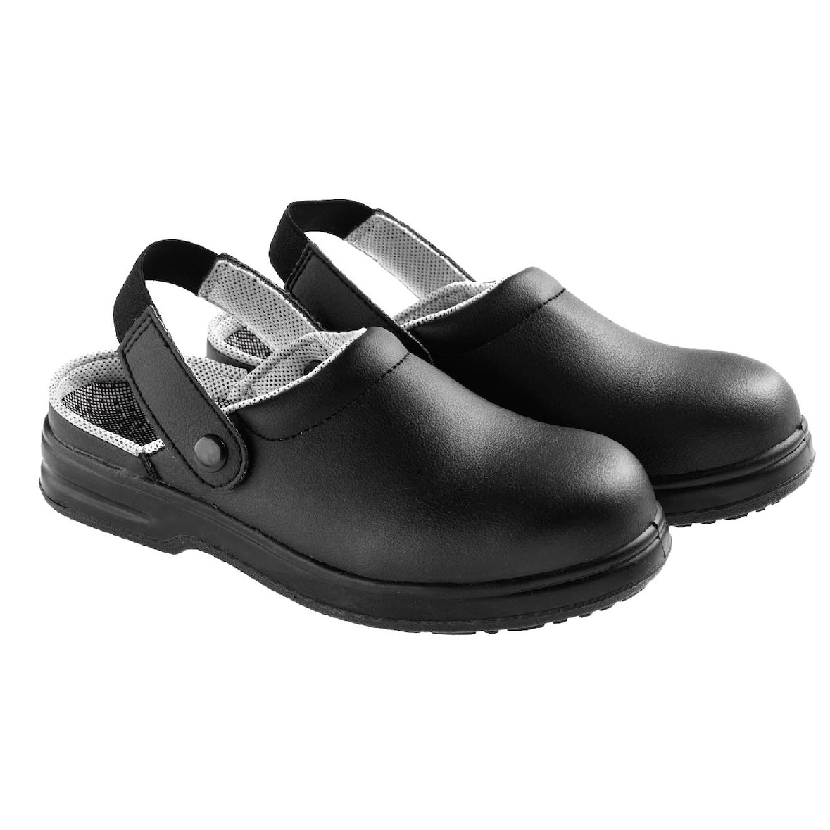 Toma zoccolo nero unisex taglia 42