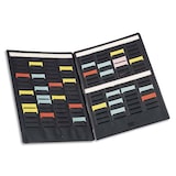 thumbnail of NOBO Paire de volets de couverture MINI-PLANNER 4 bandes de 17 fiches indice 1,5
