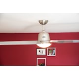 thumbnail of Eco Avietos 162, Ventilatore con Luce acciaio satinato e grigio, CasaFan