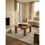 thumbnail of Rustikaler Couchtisch `Nako`: Akazienholz, quadratisch, handgefertigt, pflegeleicht. Beige, 60x60x40 cm | Kadima Design