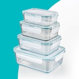 thumbnail of GOURMETmaxx Glas-Frischhaltedosen Klick-it - 8-tlg. - smaragd
