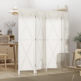 thumbnail of HOMCOM Biombo de 4 Paineis Dobrável 182x170cm Branco