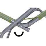 thumbnail of aro Lettino prendisole con funzione di inclinazione e braccioli, acciaio / textilene, verde