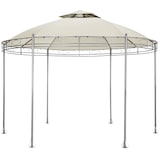 thumbnail of tectake Gartenpavillon Siana Ø 3.5m Ø 350 x 280 cm Creme