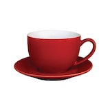 thumbnail of Juego de 12 tazas de cappuccino rojas de 340 ml