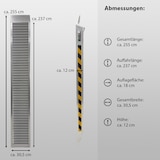 thumbnail of TRUTZHOLM 1x Profi Schwerlastrampe 255 cm 1650 kg Alu 30,5 cm Breite Auffahrrampe Verladerampe