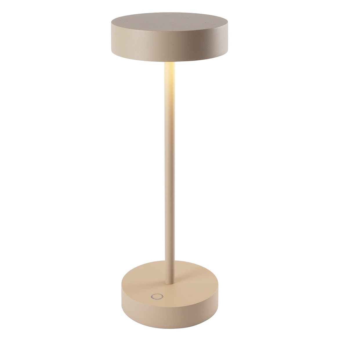Lumisky SANDY H33CM Kabellose Tischleuchte Aluminium Beige