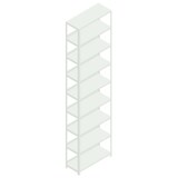 thumbnail of Aktenregal, Grundfeld, HxBxT 2900x750x300mm, Fachl. 60kg, 9 OH, einseitig