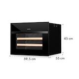 thumbnail of Klarstein Vinsider 24 Built-In Uno Weinkühlschrank Einbaugerät 1 Zone 24 Fl Schwarz