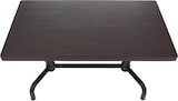 thumbnail of Esszimmertisch HWC-P31, Tisch Esszimmertisch, Industrial Holz 140x80cm ~ dunkel, schwarzes Gestell