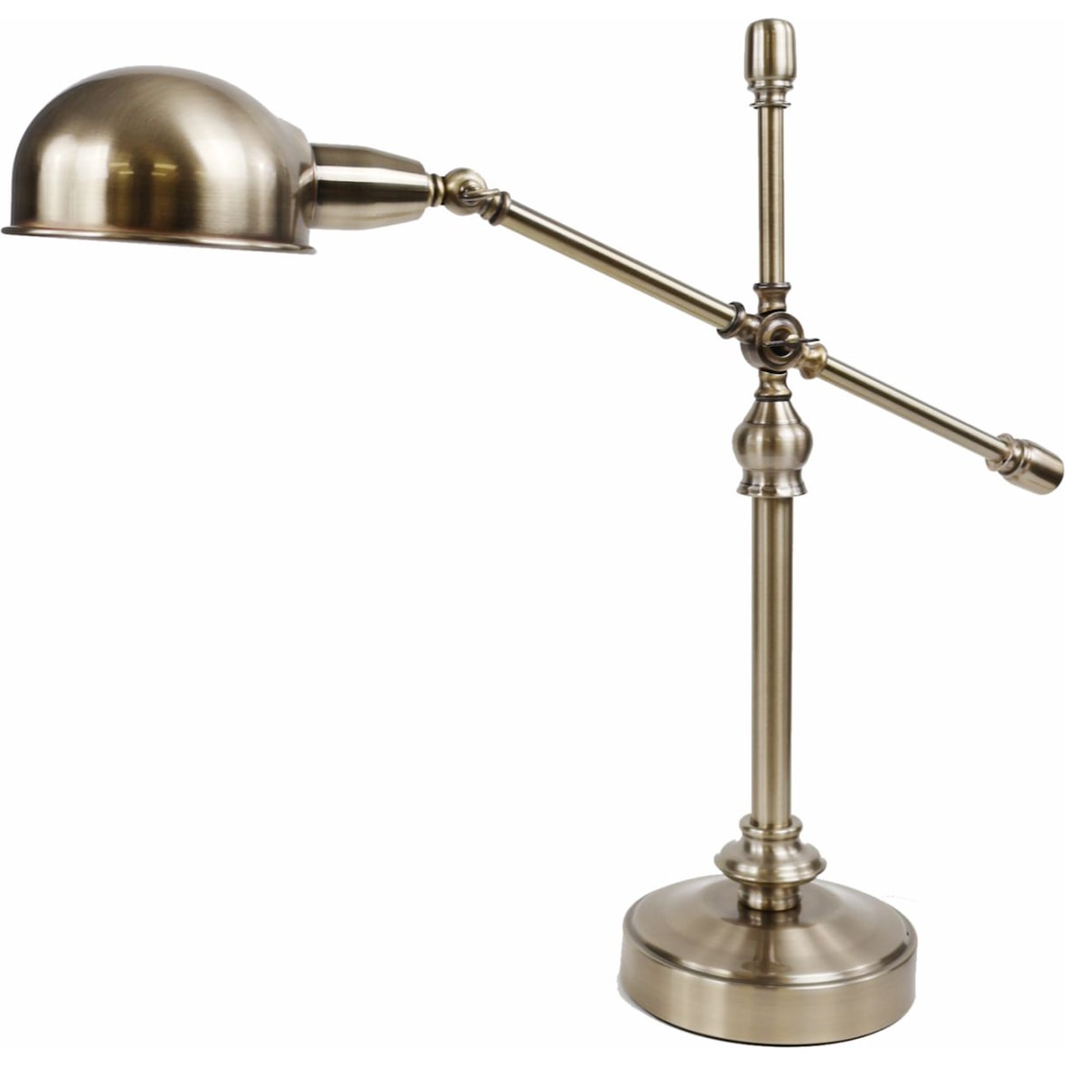 Lampe de table, Rétro, Classique, Vintage en bronze vieilli, E27