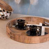 thumbnail of Coffret de 6 tasses à café avec sous tasses Libra -  10 cl Noir Autre Porcelaine Table Passion